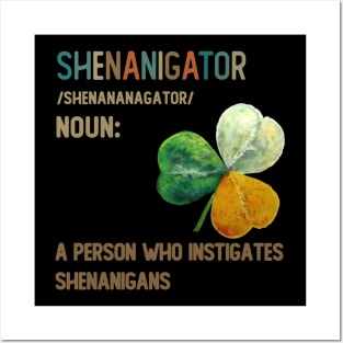 SHENANIGATOR NOUN VINATGE Posters and Art